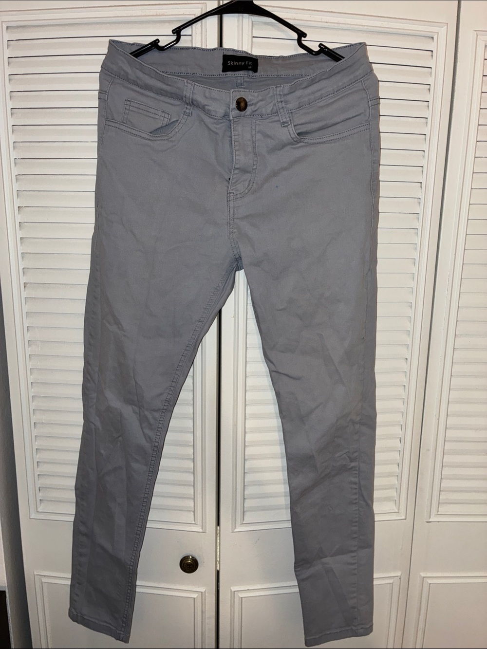 Men’s Light Gray Jeans - Classic Stretch